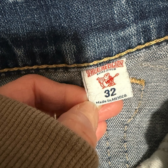 True Religion Denim with Gold Stitching - Picture 3 of 6